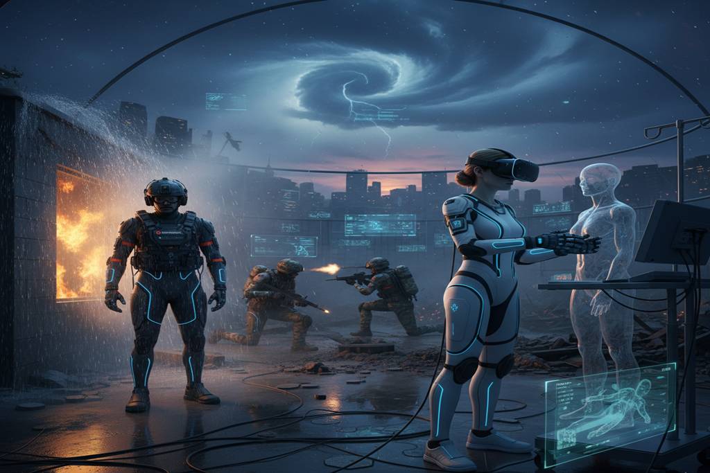 Haptic Feedback Suits for Immersive Training