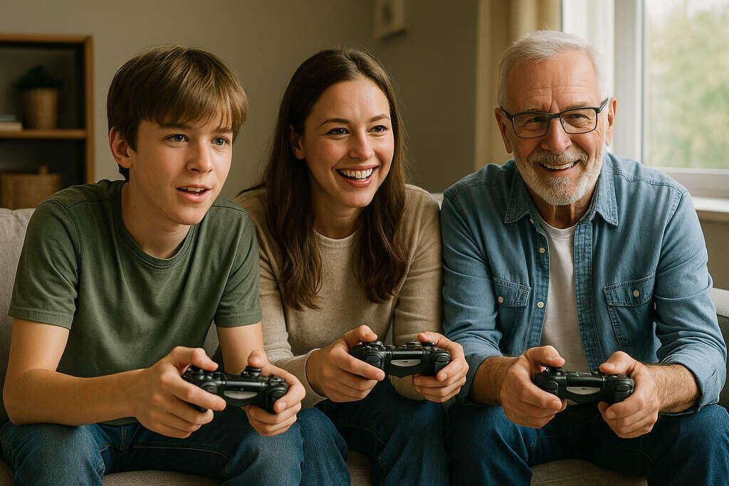Gaming Appeals to All Age Groups