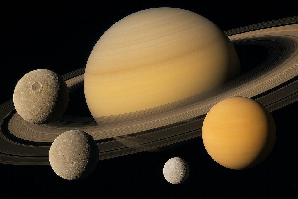 The Moons A Family of Wonders