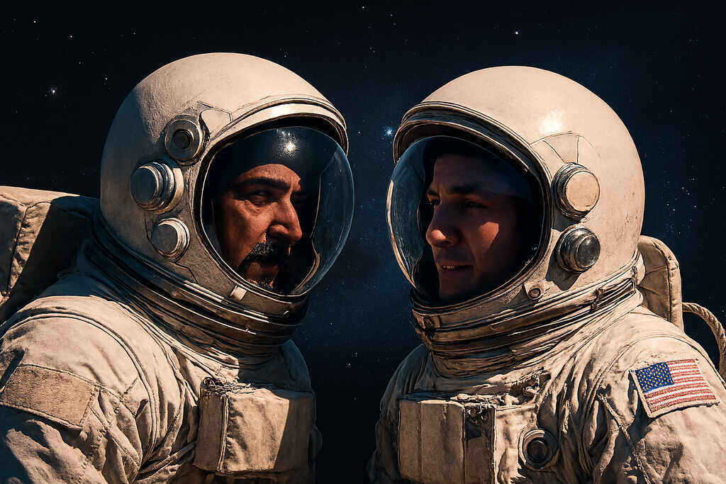 Astronauts Communicate