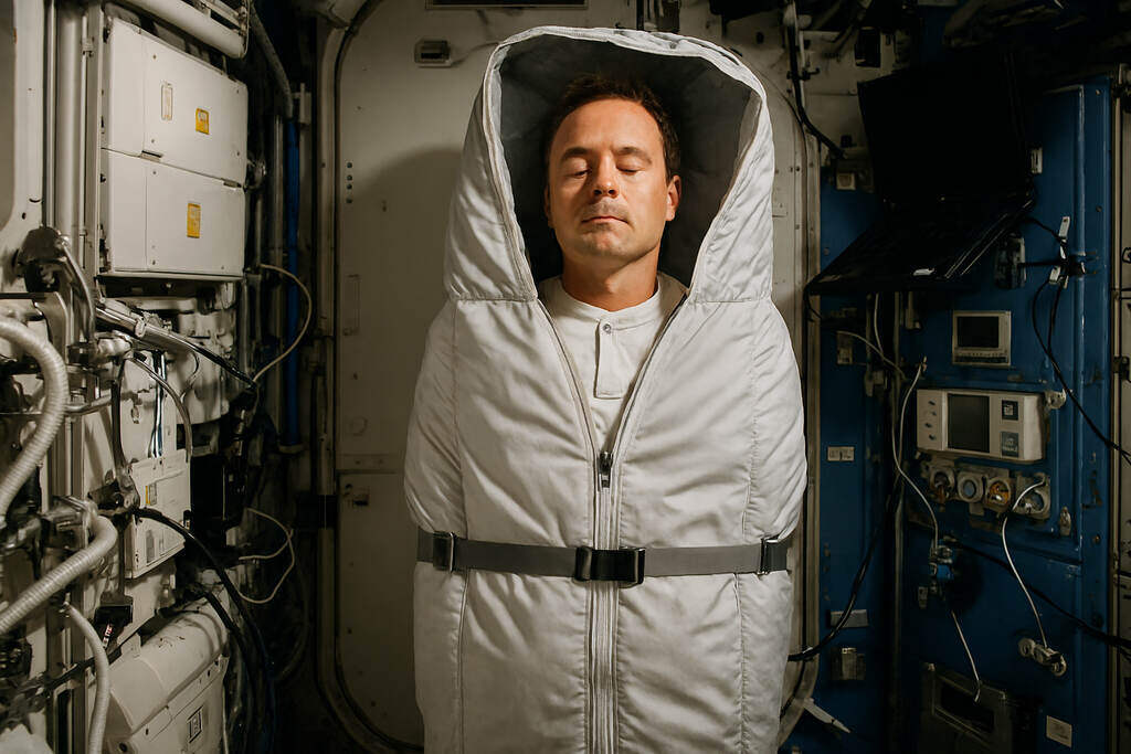 Astronauts Sleep in Zero Gravity