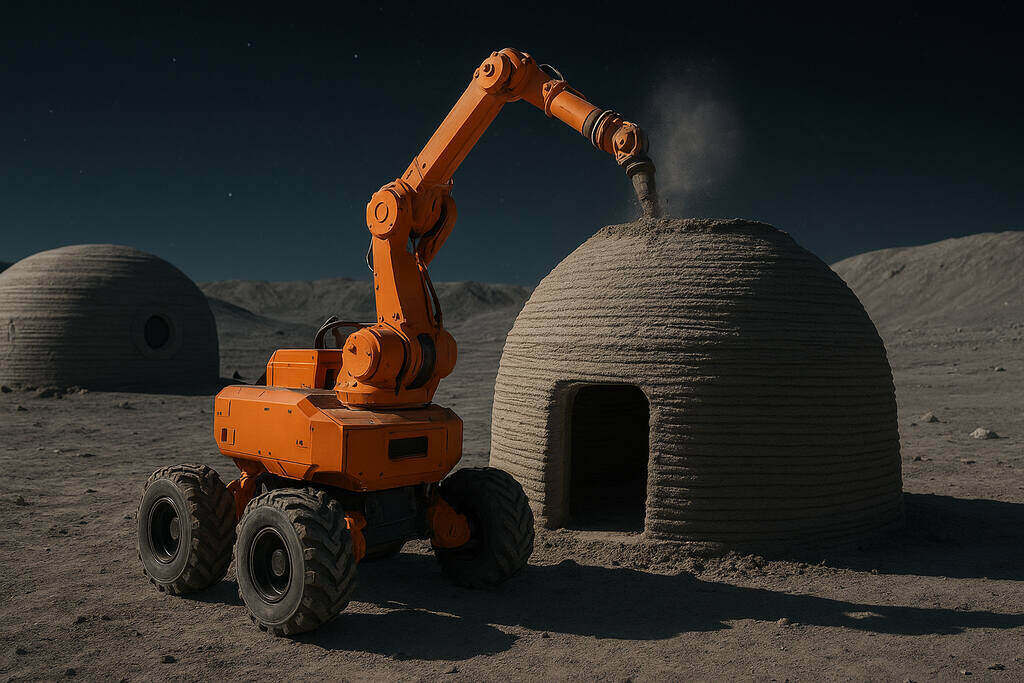 Robots Building Future Homes Beyond Earth