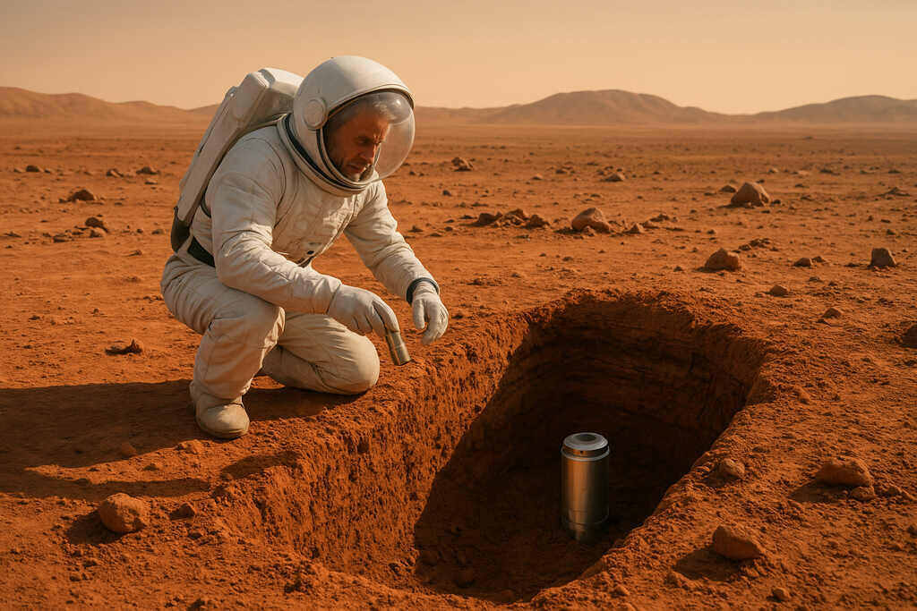 Studying Mars’ Underground Radiation Shield