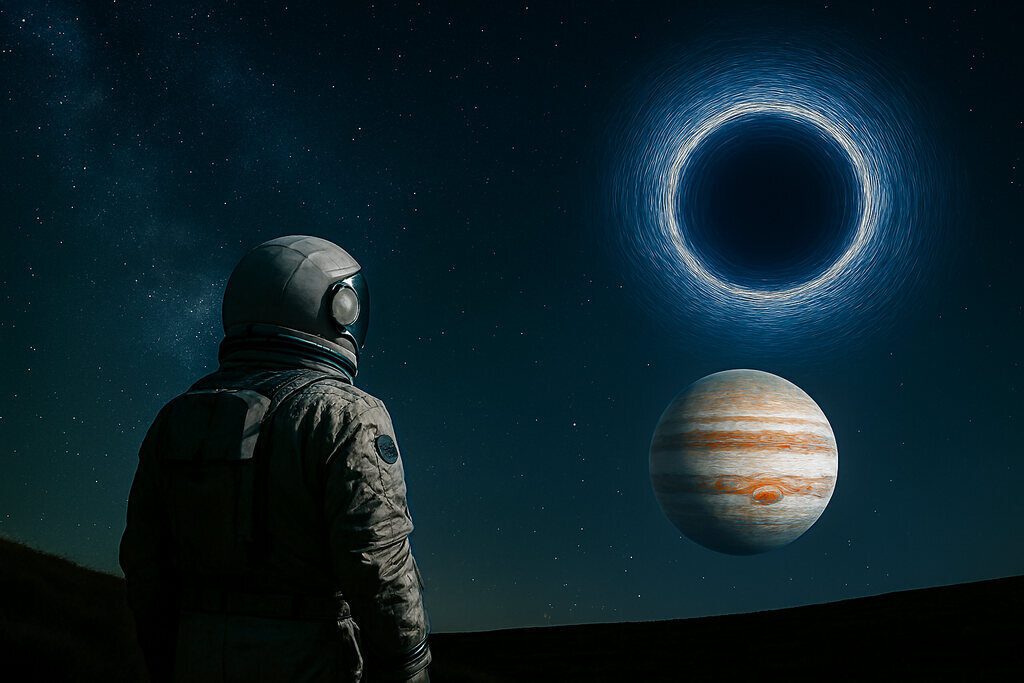 negative energy equivalent of the mass of Jupiter