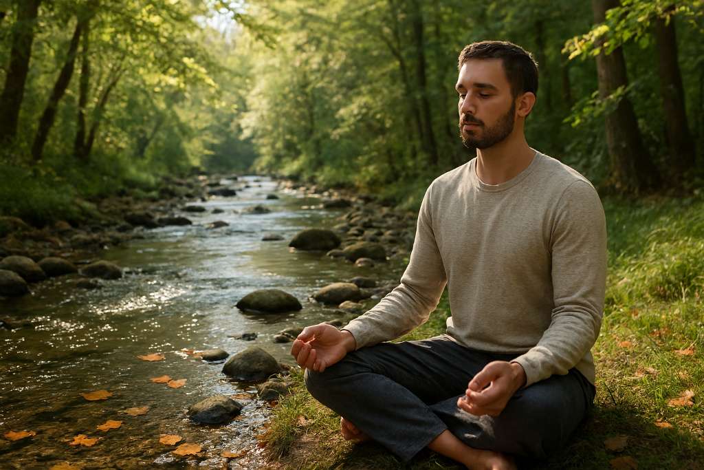 Leaves on a Stream: Meditation in Flow